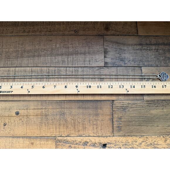 Tiffany & Co Return to Tiffany Large Heart Necklace 925 Silver Ball Chain 32 in - Picture 9 of 10